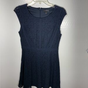 The Limited vintage Navy Blue Lace Mini Dress 363